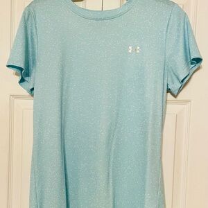 Under Armour Women's Speckled Blue Tee